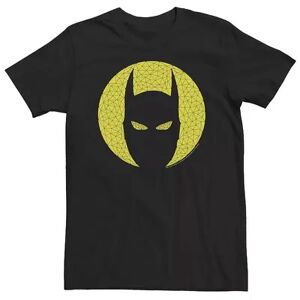 Licensed Character Big & Tall DC Fandome Batman Mask Geometric Moonlight Silhouette Tee, Men's, Size: 4XL, Black