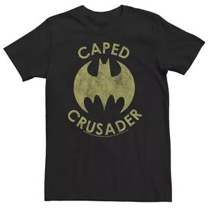 DC Comics Big & Tall DC Comics Batman Caped Crusader Logo Tee, Men's, Size: 5XL, Black