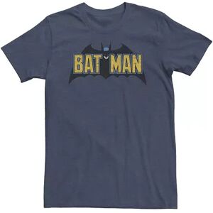 Big & Tall DC Comics Batman Distressed Vintage Text Logo Tee, Men's, Size: XL Tall, Med Blue