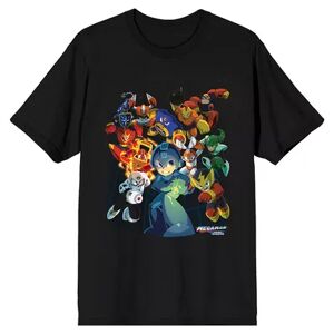 Licensed Character Men's Capcom MegaMan Tee, Size: Large, Black