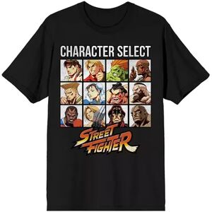 Licensed Character Men's Street Fighter Character Select Tee, Size: XL, Black