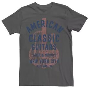 Licensed Character Men's American Classic Guitars New York City Logo Tee, Size: XS, Black