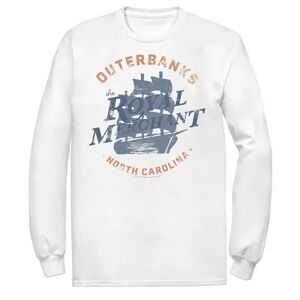 Licensed Character Men's Outer Banks The Royal Merchant Logo Tee, Size: XL, White