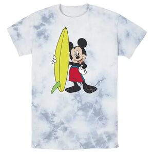 Licensed Character Men's Disney Mickey Mouse Surfer Outfit Wash Tee, Size: XXL, Multicolor