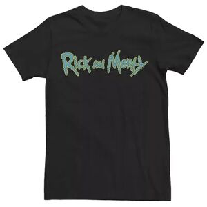 Licensed Character Men's Rick & Morty Emotions of Rick Grid Portrait Tee, Size: Small, Black