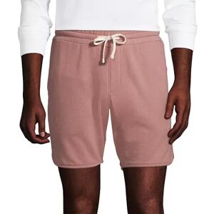 Lands' End Men's Lands' End Solid French Terry Shorts, Size: Medium, Pink