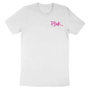 Licensed Character Men's Pink Tee, Size: Medium, White