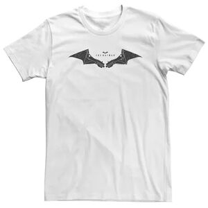 Licensed Character Big & Tall DC Comic Batman Bat Symbol Logo Tee, Men's, Size: XL Tall, White