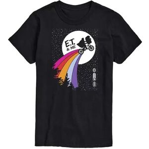 Licensed Character Men's ET And Me Tee, Size: Large, Black