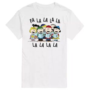 Licensed Character Men's Peanuts Fa La La Tee, Size: XL, White