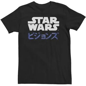 Star Wars Big & Tall Star Wars: Visions Kanji Logo Tee, Men's, Size: 4XL, Black