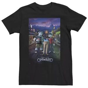 Licensed Character Big & Tall Disney / Pixar Onward Group Shot Poster Tee, Men's, Size: Large Tall, Black