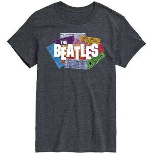 License Big & Tall The Beatles Tickets Tee, Men's, Size: 4XB, Dark Grey