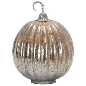 Pier 1 Mercury Glass Pumpkin, Grey