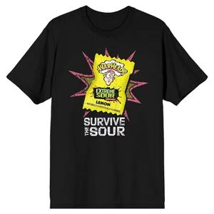 Licensed Character Men's Warheads Extreme Sour Lemon Tee, Size: Large, Black