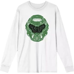 Licensed Character Men's Doom Slayers Club Logo Long Sleeve Tee, Size: Small, White