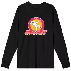 Licensed Character Men's Polar Express Hot Hot Hot Long Sleeve Tee, Size: XL, Black