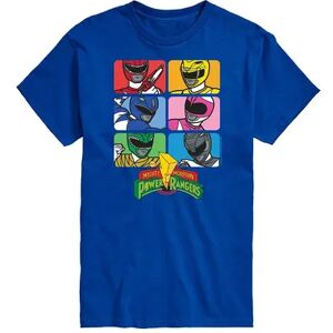 Licensed Character Men's Power Rangers Characters Tee, Size: Medium, Med Blue