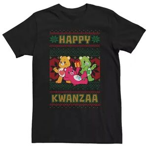 Licensed Character Big & Tall Care Bears Happy Kwanzaa Gift Box Tee, Men's, Size: 4XL, Black