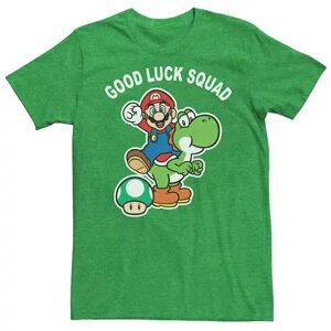 Licensed Character Men's Nintendo Super Mario St. Patricks Tee, Size: XL, Beige