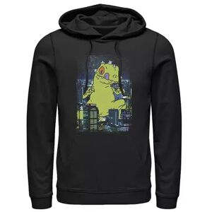 Licensed Character Men's Rugrats Reptar City Hoodie, Size: XL, Black