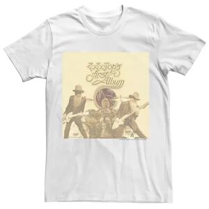 Licensed Character Men's ZZ Top First Album Vintage Poster Tee, Size: XXL, White