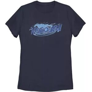 Licensed Character Juniors' Marvel Hydro-Man Whirlpool Logo Tee, Girl's, Size: XL, Blue