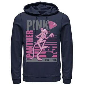 Licensed Character Men's Pink Panther Lined Portrait Hoodie, Size: XXL, Blue