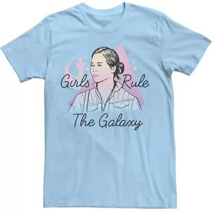 Star Wars Men's Star Wars The Rise Of Skywalker Girls Rule The Galaxy Rose Tee, Size: XL, Light Blue