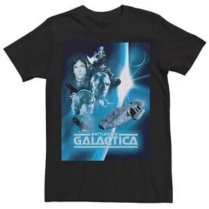 Licensed Character Men's Battlestar Galactica Blue Hue Classic Poster Tee, Size: XL, Black