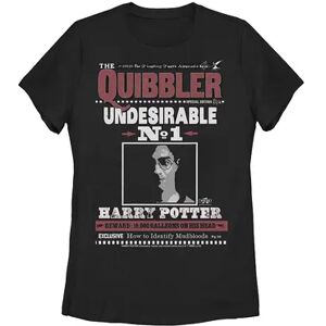 Harry Potter Juniors' Harry Potter The Quibbler Undesirable Number 1 Tee, Girl's, Size: XXL, Black