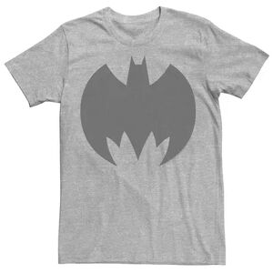 DC Comics Men's DC Comics Batman Large Chest Logo Tee, Size: Medium, Grey