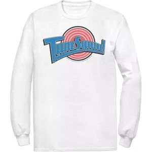 Licensed Character Men's Looney Tunes Space Jam Tune Squad Logo Tee, Size: Large, White