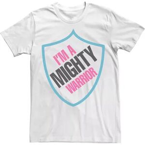 Licensed Character Men's Disney / Pixar Onward I'm A Mighty Warrior Shield Tee, Size: XXL, White