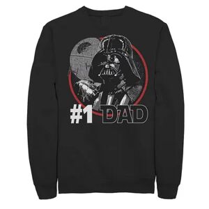 Men's Star Wars Darth Vader 1 Dad Death Star Sweatshirt, Size: XL, Black