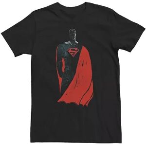 Licensed Character Big & Tall DC FanDome Superman Stance Dark Portrait Tee, Men's, Size: 3XL Tall, Black