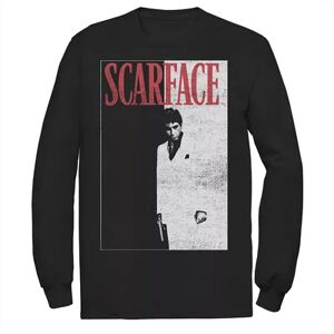 Licensed Character Men's Scarface Distressed Movie Poster Photo Tee, Size: Large, Black