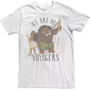 Big & Tall Disney Moana Pua Maui Hei Hei We Are All Voyagers Tee, Men's, Size: 3XL, White