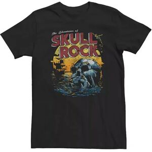 Disney Big & Tall Disney Peter Pan Skull Rock Vintage Sunset Poster Tee, Men's, Size: 4XL, Black