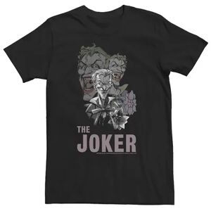 DC Comics Big & Tall DC Comics Batman The Joker Three Smiles Tee, Men's, Size: 4XL, Black