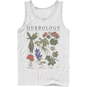 Licensed Character Mens Harry Potter Herbology Plants Tank, Men's, Size: Small, White