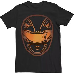 Licensed Character Men's Power Rangers Glowing Helmet Carving Tee, Size: Medium, Black