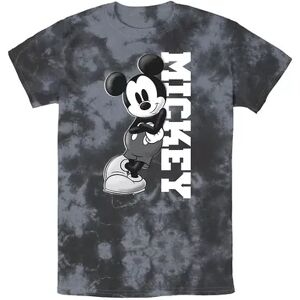 Licensed Character Men's Disney Mickey Mouse Leaning on Name Wash Tee, Size: XXL, Multicolor