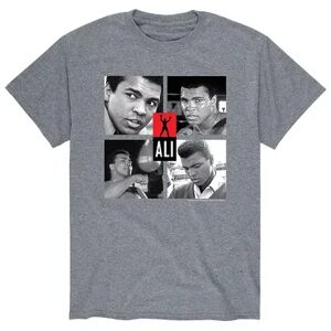 Licensed Character Men's Muhammad Ali Photo Grid Tee, Size: Medium, Med Grey