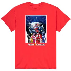 Licensed Character Men's Power Rangers Universe Tee, Size: Large, Red