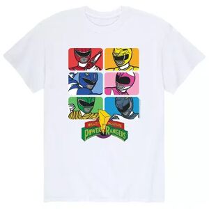 Licensed Character Men's Power Rangers Characters Tee, Size: Medium, White