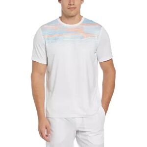 Grand Slam Men's Grand Slam Regular-Fit Patterned Crewneck Tennis Tee, Size: XL, White