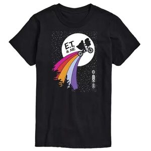 Licensed Character Men's ET And Me Tee, Size: XL, Black