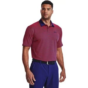 Men's Under Armour Striped Classic-Fit Performance Golf Polo, Size: XL, Light Blue