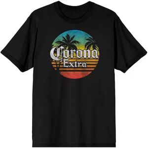 Licensed Character Men's Corona Logo Gradient Tee, Size: XL, Black